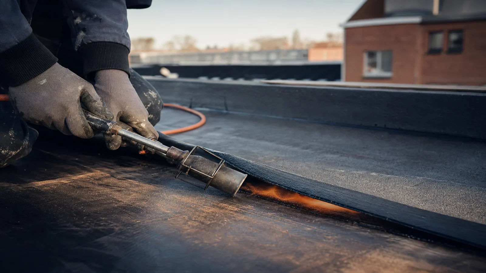 EPDM dakdichting voor een plat dak