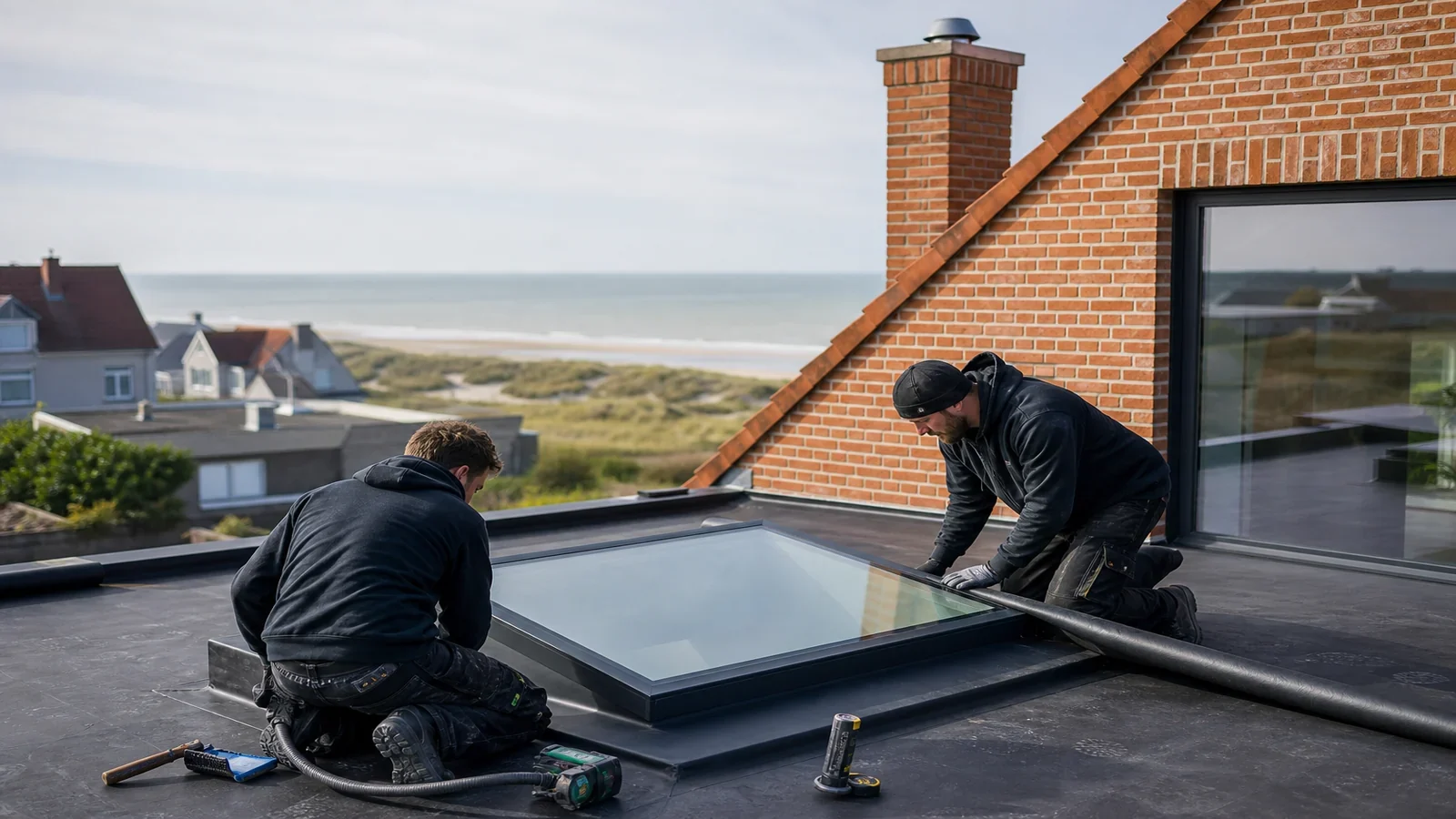 PVC- en TPO-membranen voor een plat dak